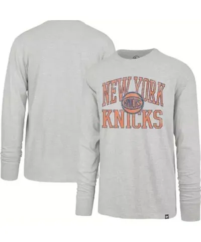 '47 Men's NBA New York Knicks First Rate Franklin Long Sleeve T-Shirt