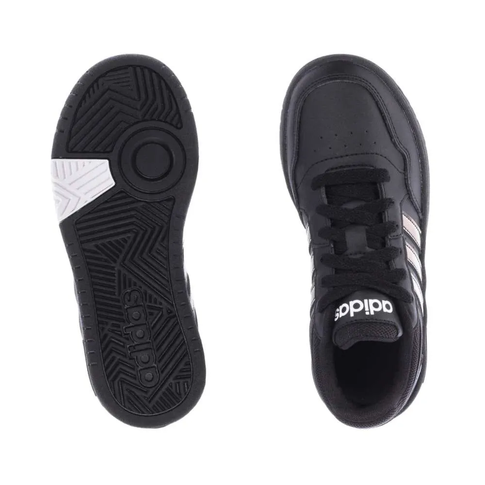 adidas Kids’ Hoops 3.0 Sneaker – Black