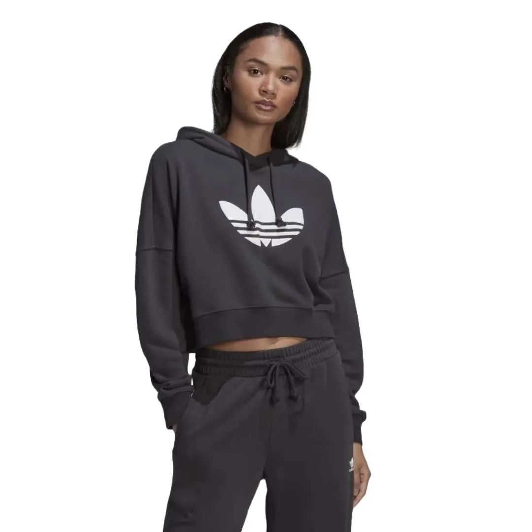 adidas Originals Women’s Active Icons Cropped Hoodie