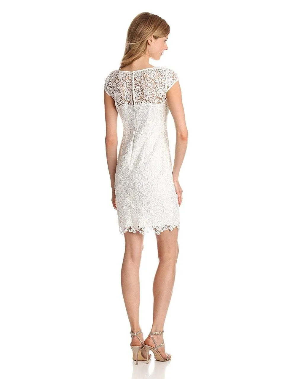 Adrianna Papell - Crochet Lace Dress 41877530