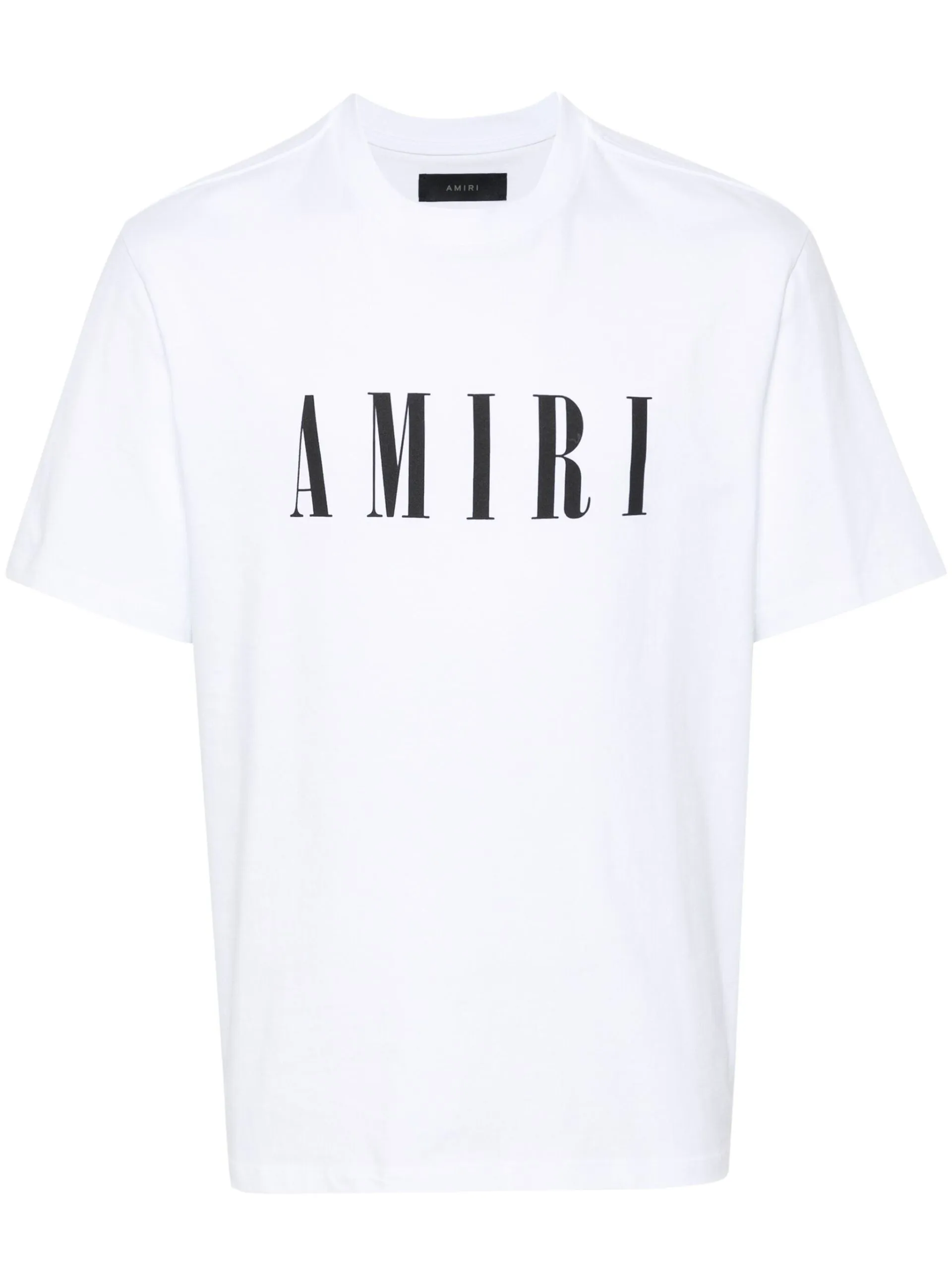 AMIRI  |Crew Neck Street Style Bi-color Plain Cotton Short Sleeves