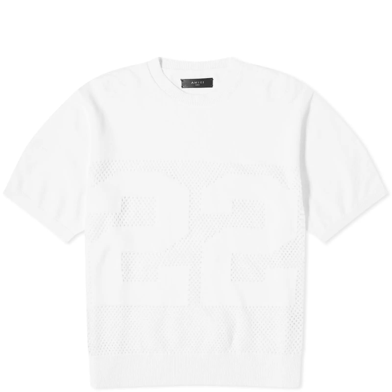 AMIRI  |Crew Neck Street Style Short Sleeves Logo Crew Neck T-Shirts