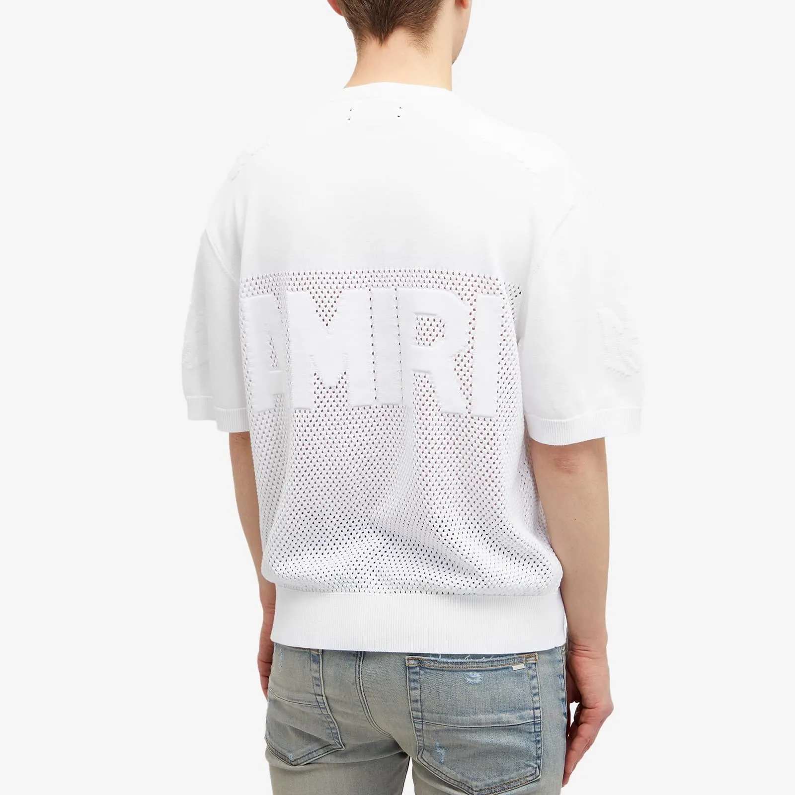 AMIRI  |Crew Neck Street Style Short Sleeves Logo Crew Neck T-Shirts