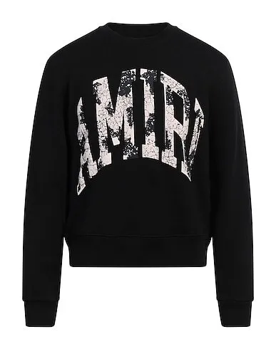 AMIRI  |Crew Neck Unisex Street Style Long Sleeves Plain Cotton Logo