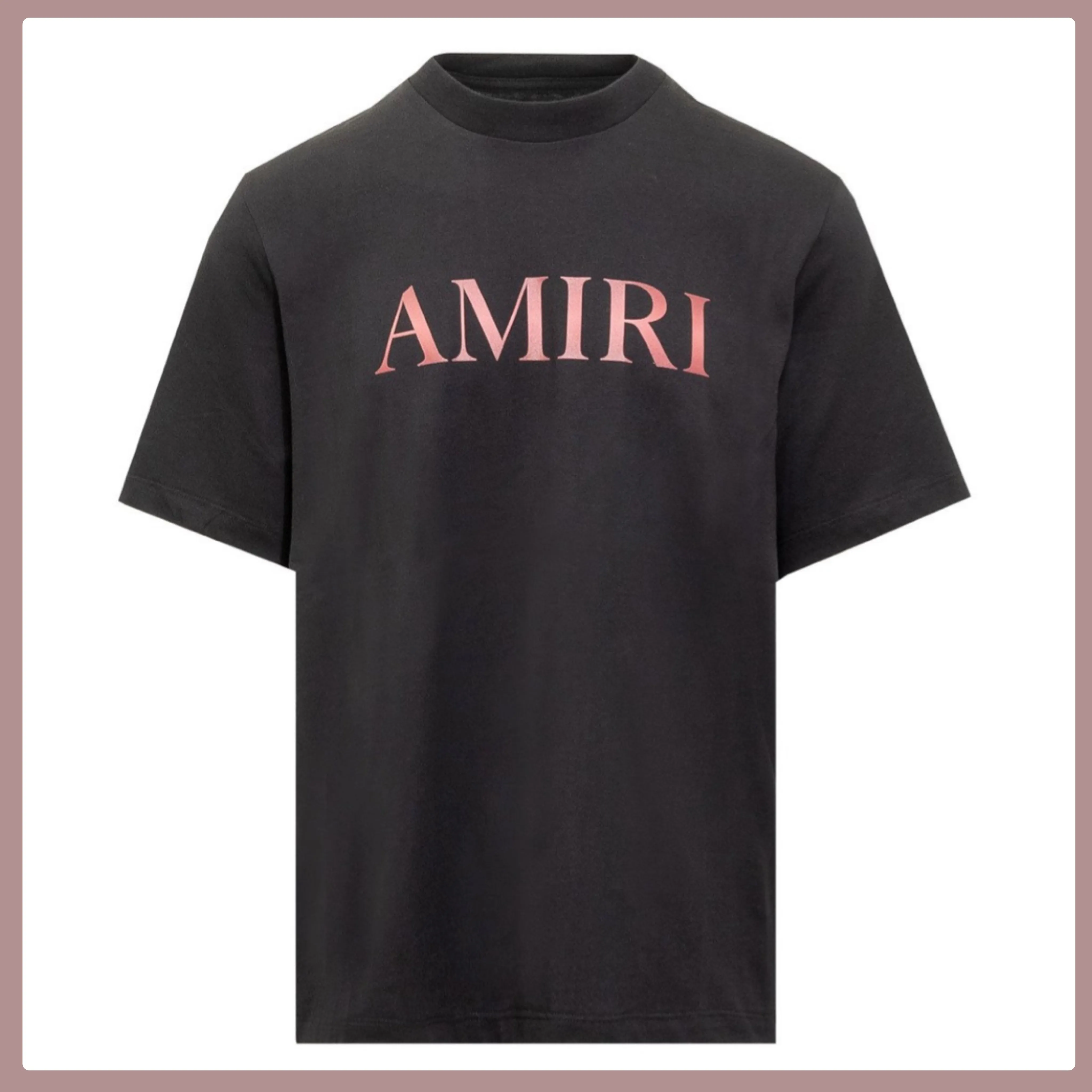 AMIRI  |Crew Neck Unisex Street Style Plain Cotton Short Sleeves