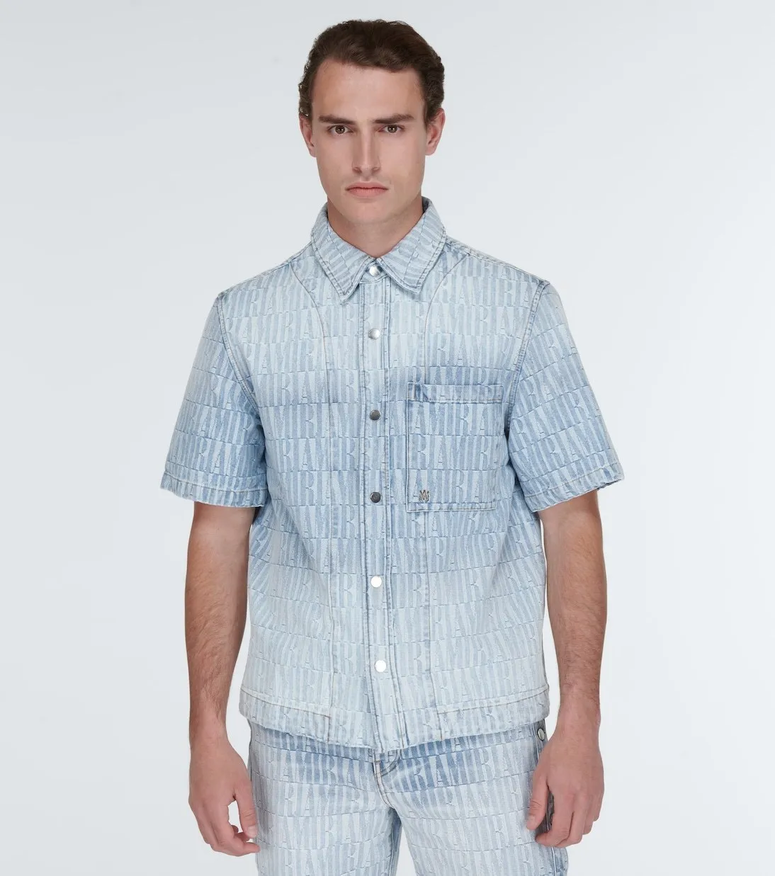 AMIRI  |Street Style Cotton Short Sleeves Shirts