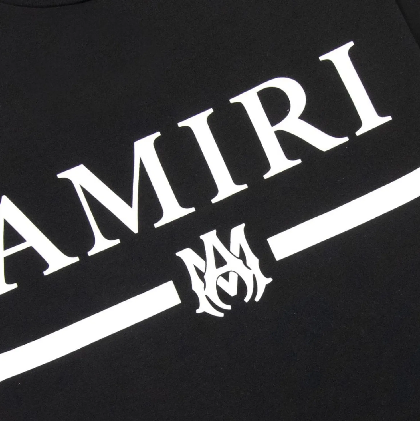 AMIRI  |Street Style Plain Cotton Logo T-Shirts