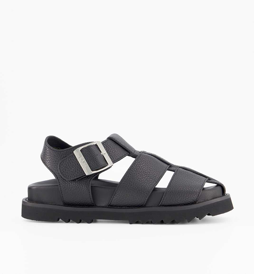 Arkestra 2.0 Fisherman Sandal Tumbled Leather | Black