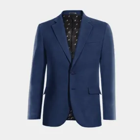  Blazer azul marino de lino solapa ancha edición limitada