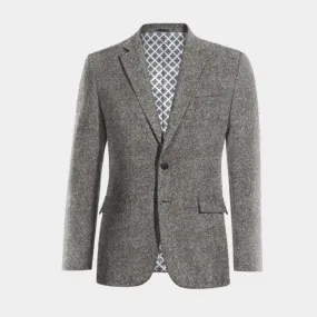  Blazer gris claro de donegal tweed edición limitada