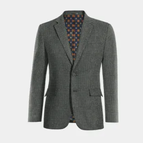  Blazer gris oscuro de tweed pata de gallo edición limitada