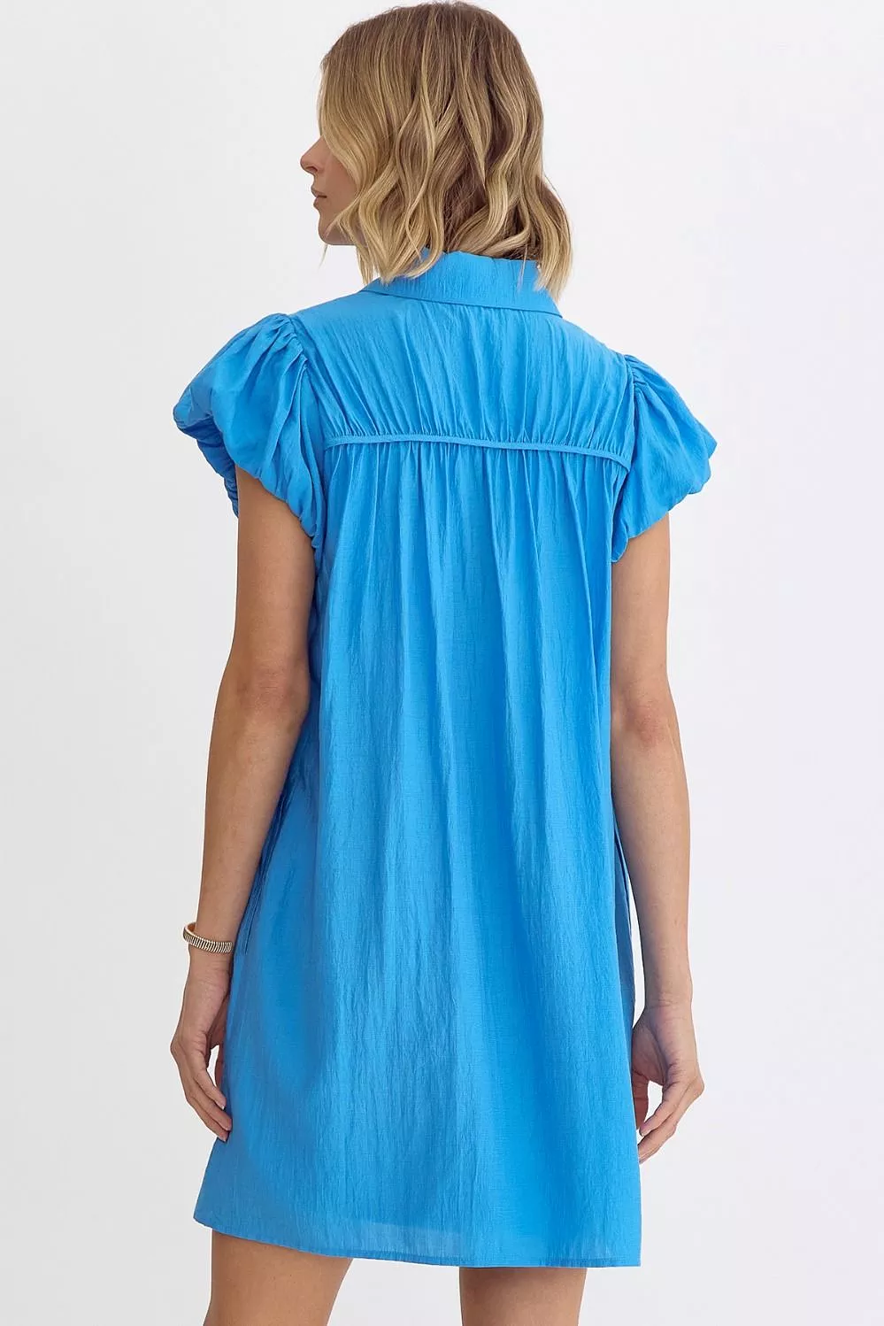 Build Me Up Dress in French Blue