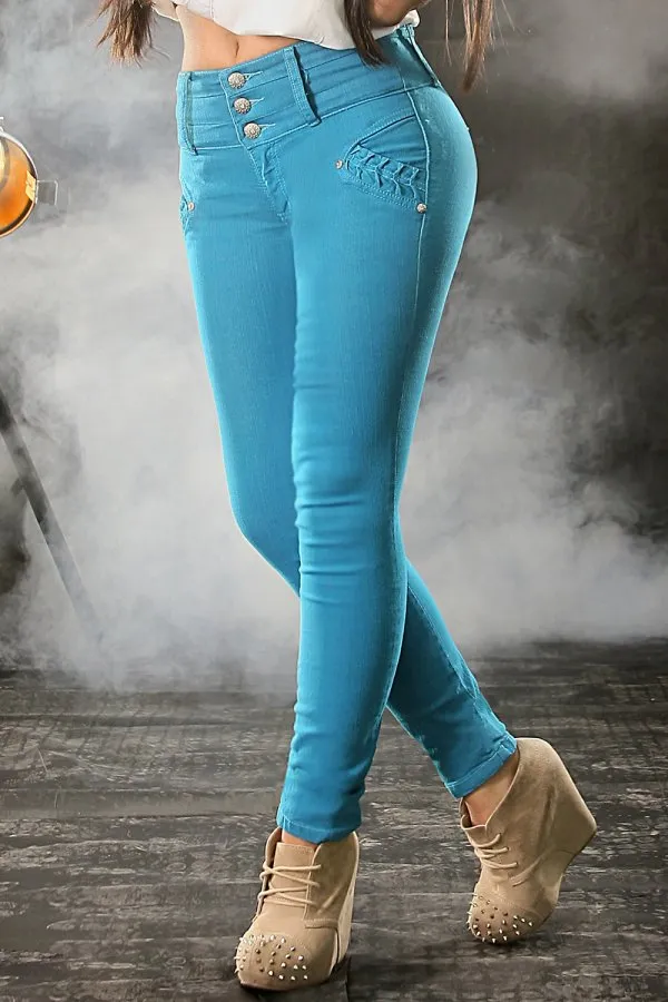 Classic Shapewear High Rise Control Skinny Jeans