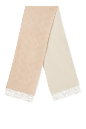 Coach Reversible Cashmere Scarf