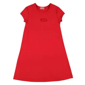 Diesel Dress Logo Red