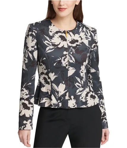 Dkny Womens Collarless Jacket, TW1