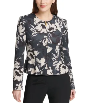 Dkny Womens Collarless Jacket, TW1