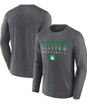 Fanatics Men's NBA Fanatics ed Boston Celtics Where Legends Play Iconic Practice Long Sleeve T-Shirt