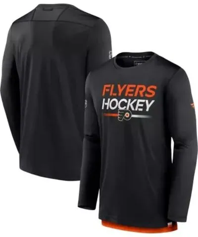 Fanatics Men's NHL Fanatics Philadelphia Flyers Authentic Pro Long Sleeve T-Shirt