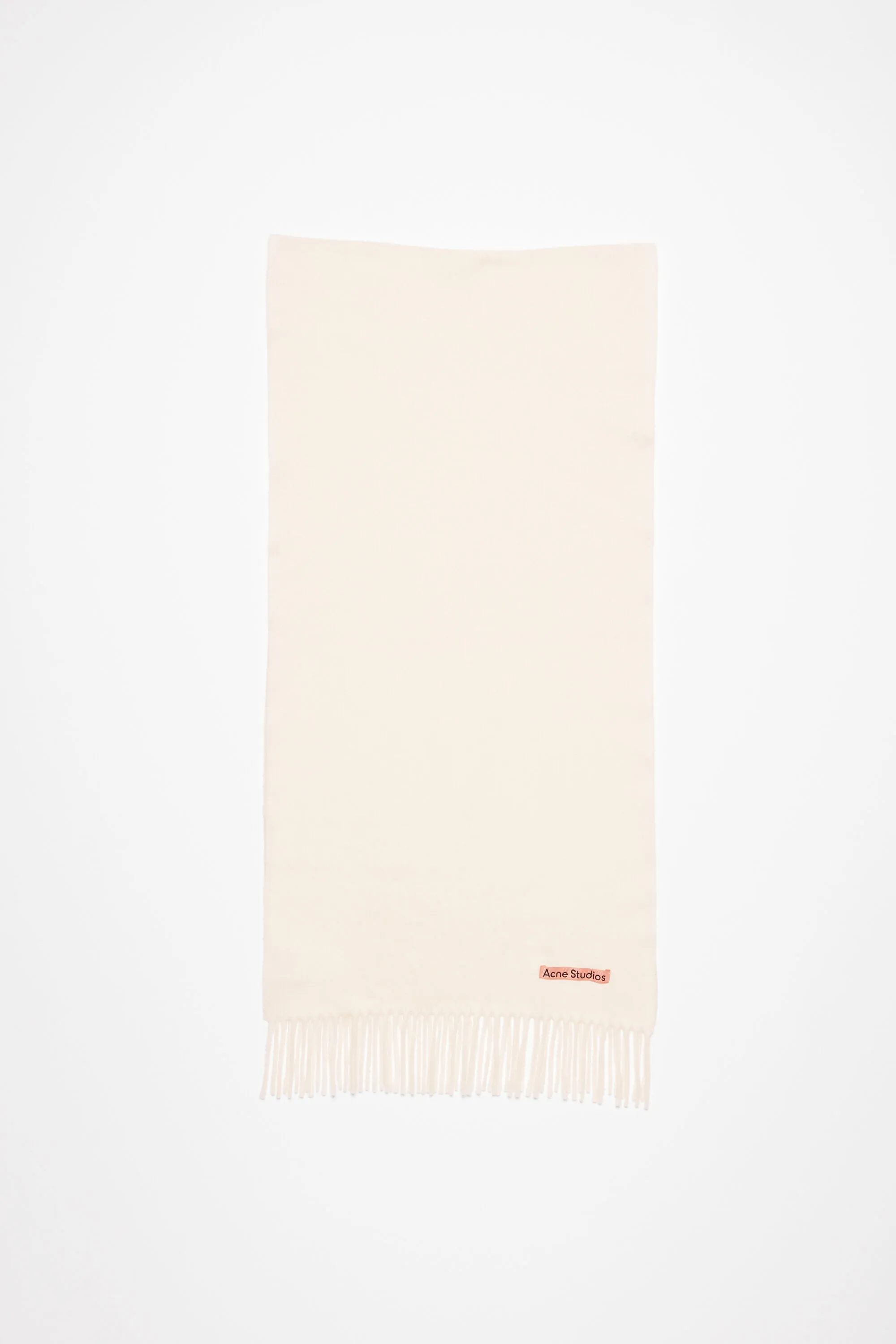 Fringe wool scarf – Narrow