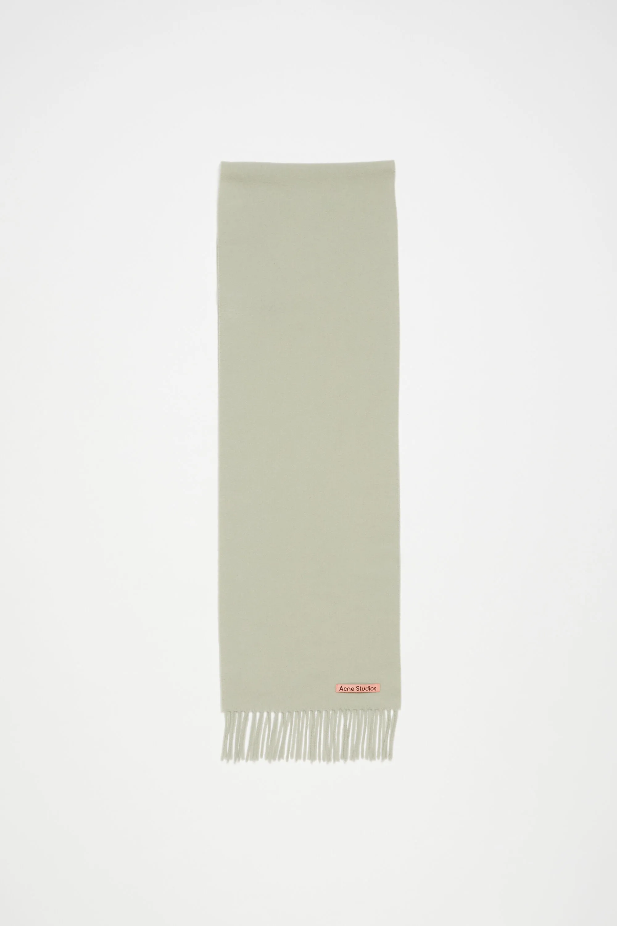 Fringe wool scarf - skinny