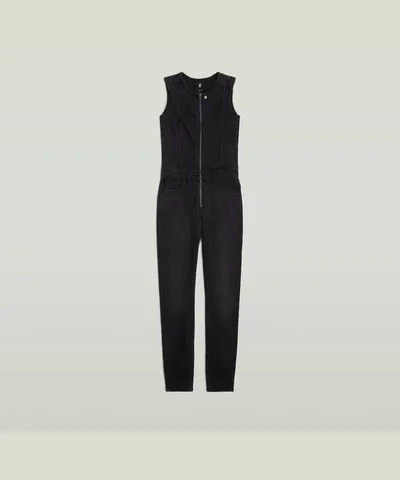 G-Star RAW Women Lynn Type 30 Jumpsuit Black Size XL