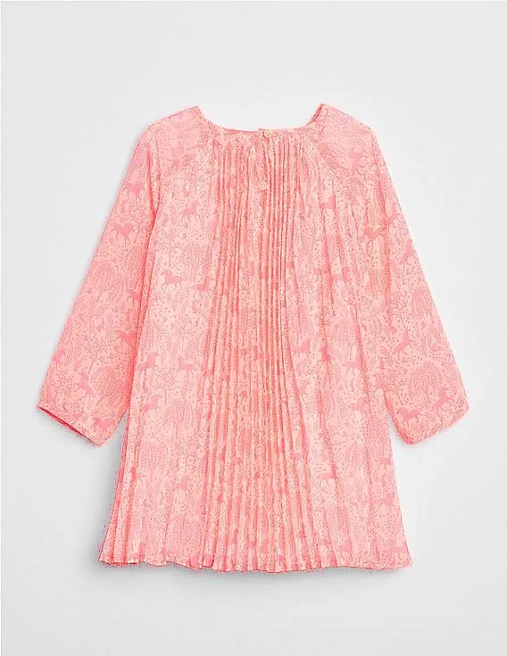 GAP Baby Pink Sarah Jessica Parker Pleated Dress