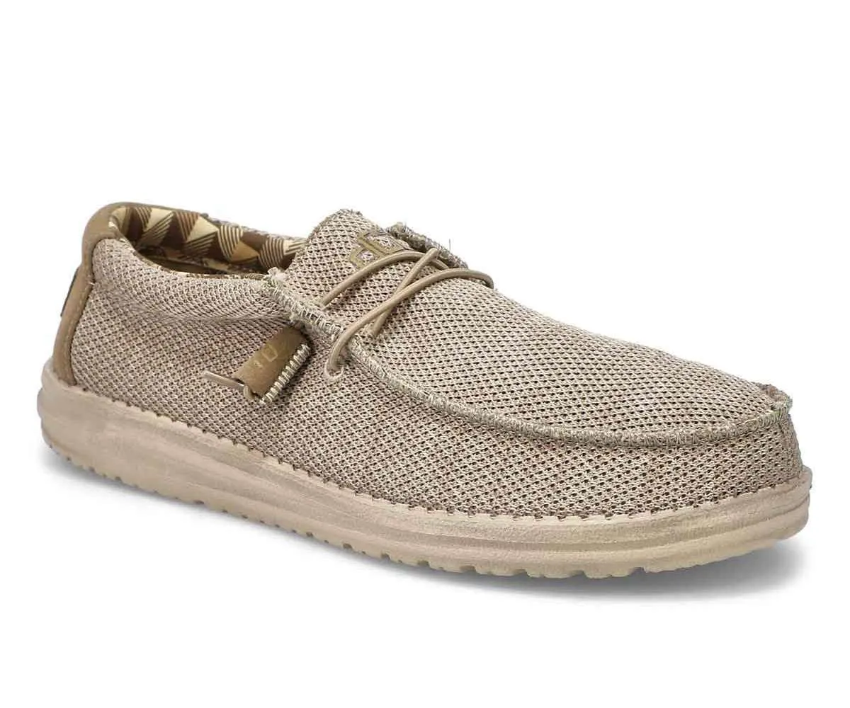 Hey Dude Men’s Wally Sox Shoes – Beige