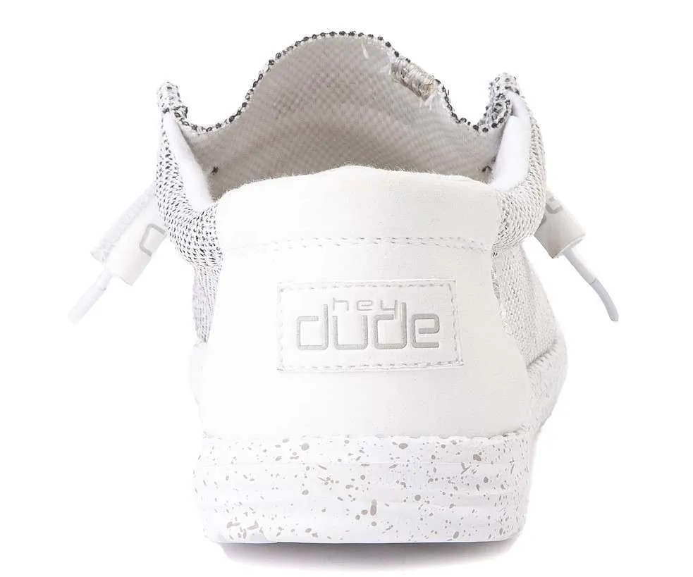 Hey Dude Wally Sox Shoes – Stone White