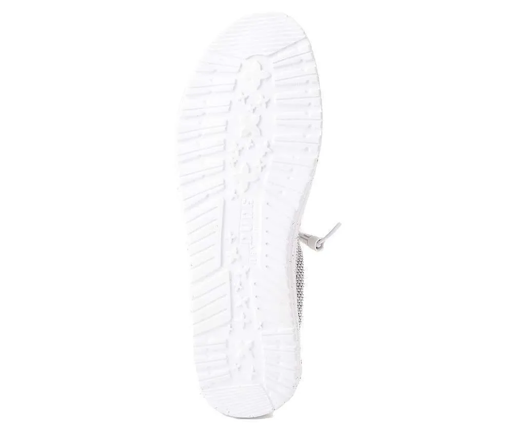 Hey Dude Wally Sox Shoes – Stone White