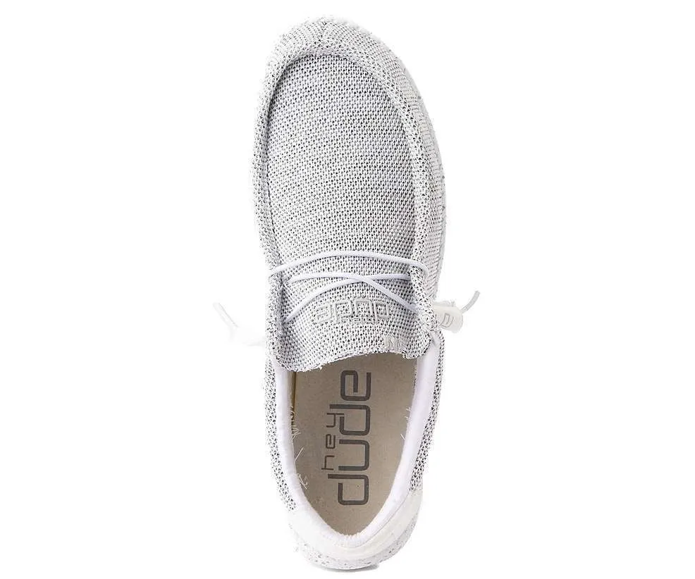 Hey Dude Wally Sox Shoes – Stone White