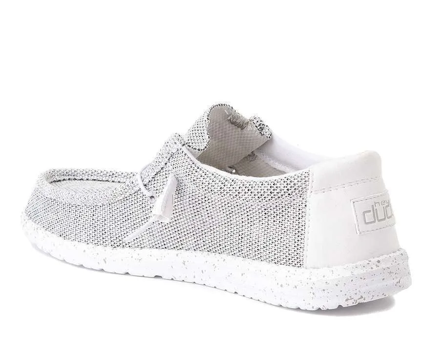 Hey Dude Wally Sox Shoes – Stone White