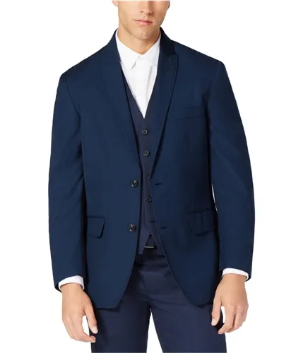 I-N-C Mens Twill Two Button Blazer Jacket