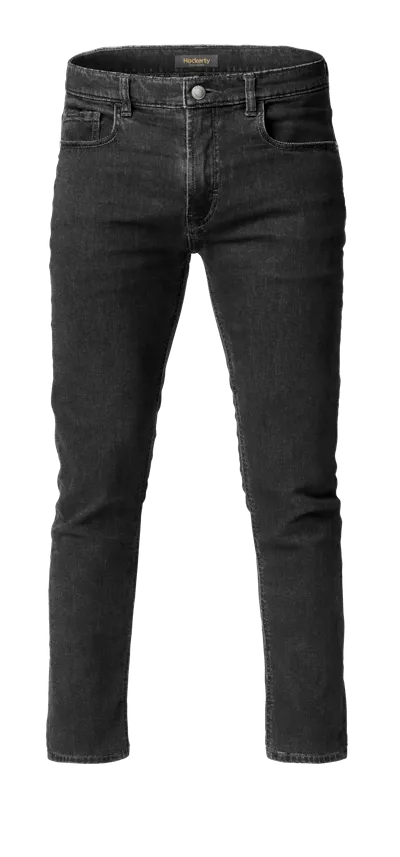  Jeans slim fit tobilleros washed black