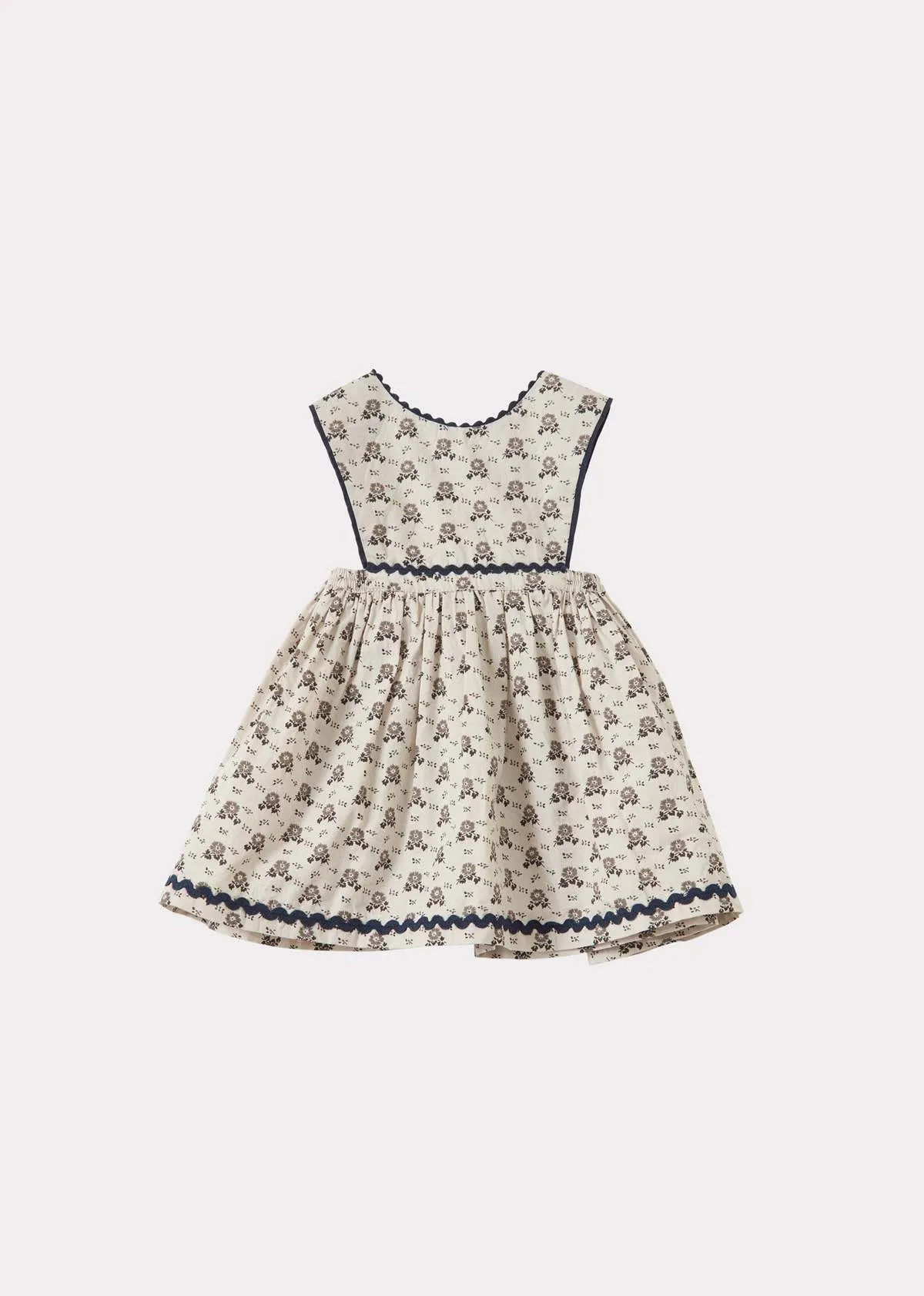 kids Caramel JUPITER BABY DRESS - POLKA FLORAL