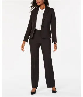 Le Suit Womens Pinstripe One Button Blazer Jacket, TW4