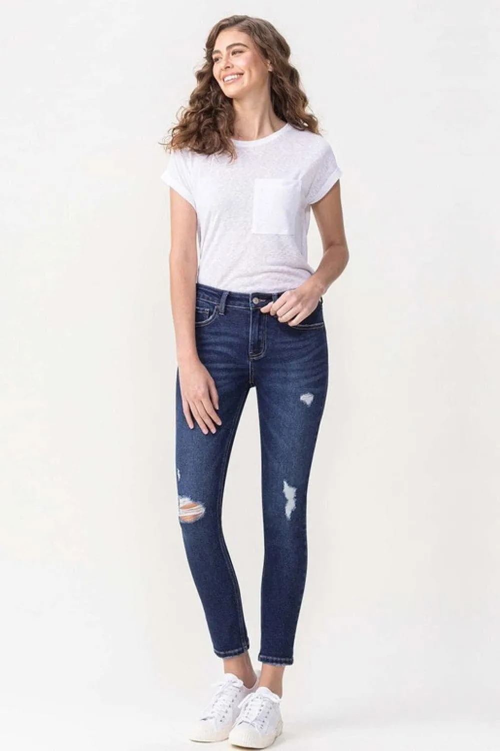 LOVERVET Chelsea Midrise Crop Skinny Jeans