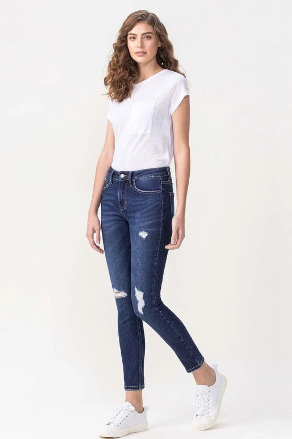 LOVERVET Chelsea Midrise Crop Skinny Jeans