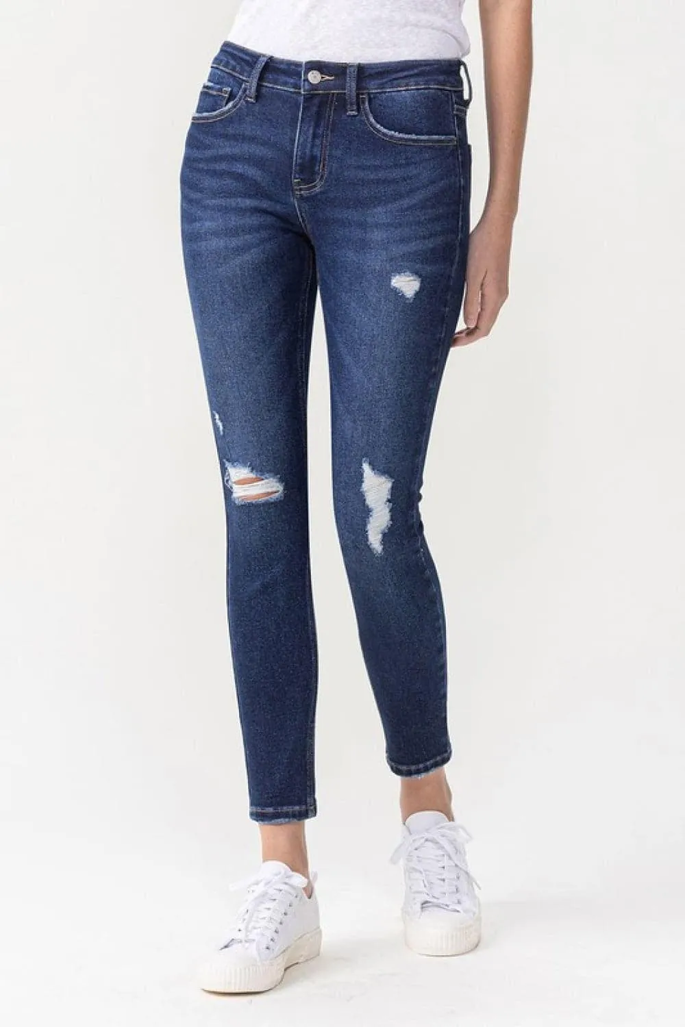 LOVERVET Chelsea Midrise Crop Skinny Jeans