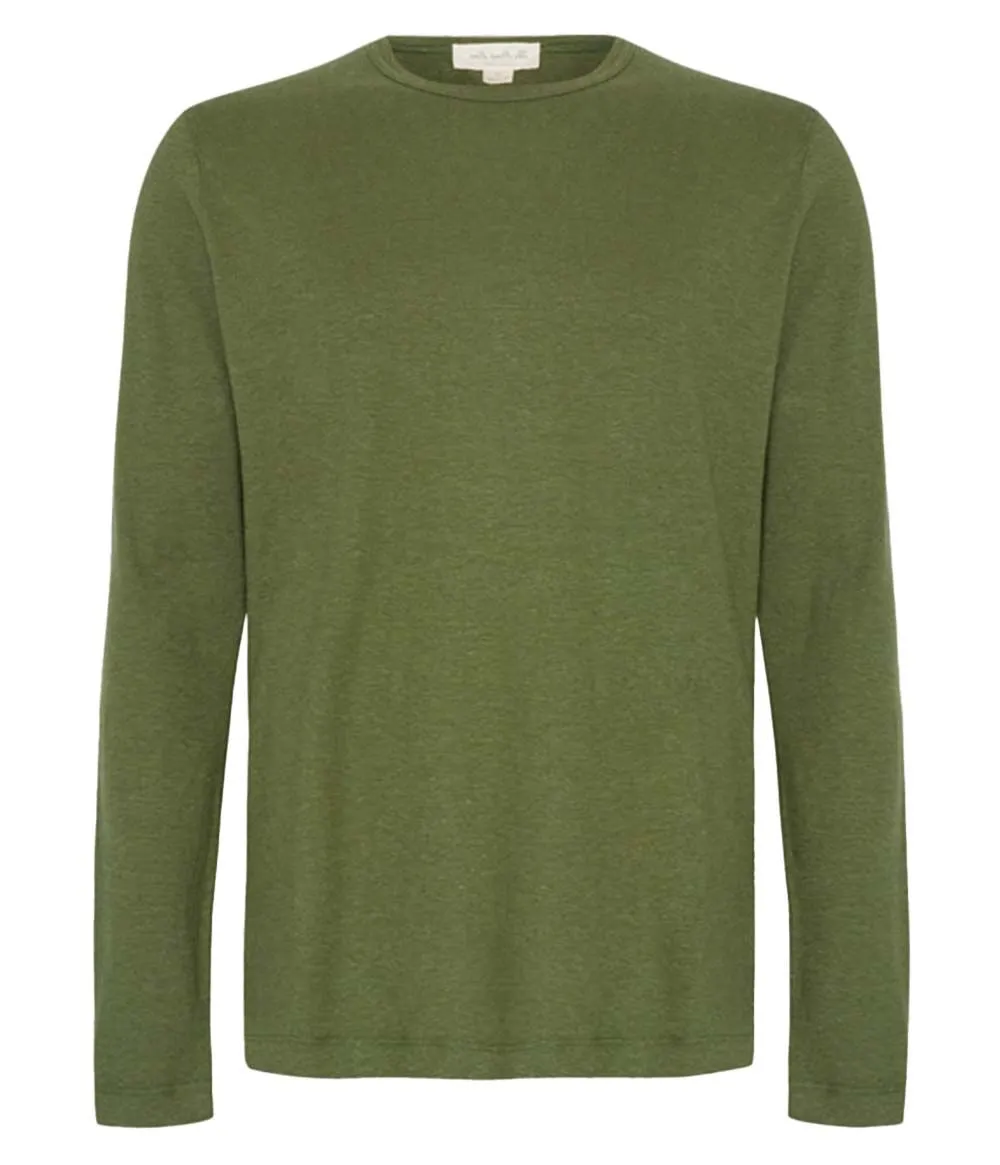 Mens Hemp and Organic Cotton Sustainable Long Sleeve T Shirt