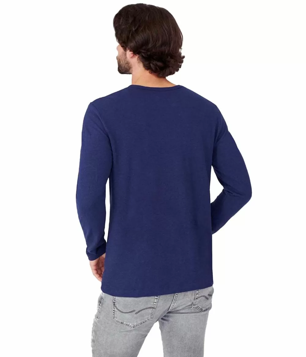 Mens Hemp and Organic Cotton Sustainable Long Sleeve T Shirt