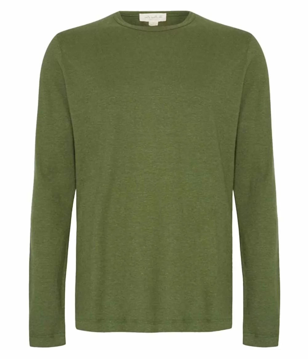 Mens Hemp and Organic Cotton Sustainable Long Sleeve T Shirt