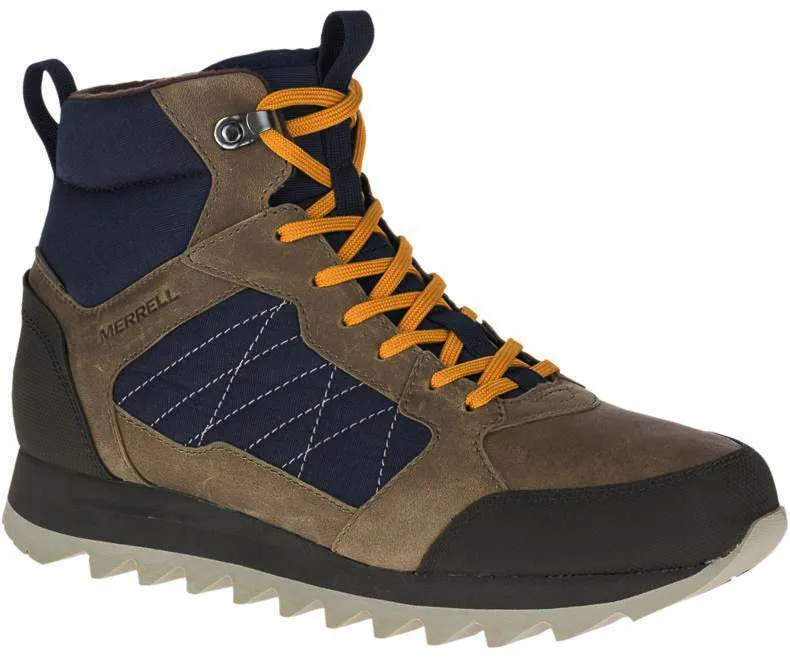 Merrell Men’s Alpine Sneaker Mid Polar Waterproof Boots – Brindle