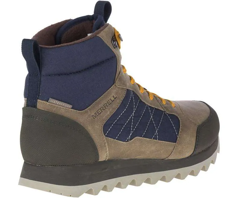 Merrell Men’s Alpine Sneaker Mid Polar Waterproof Boots – Brindle