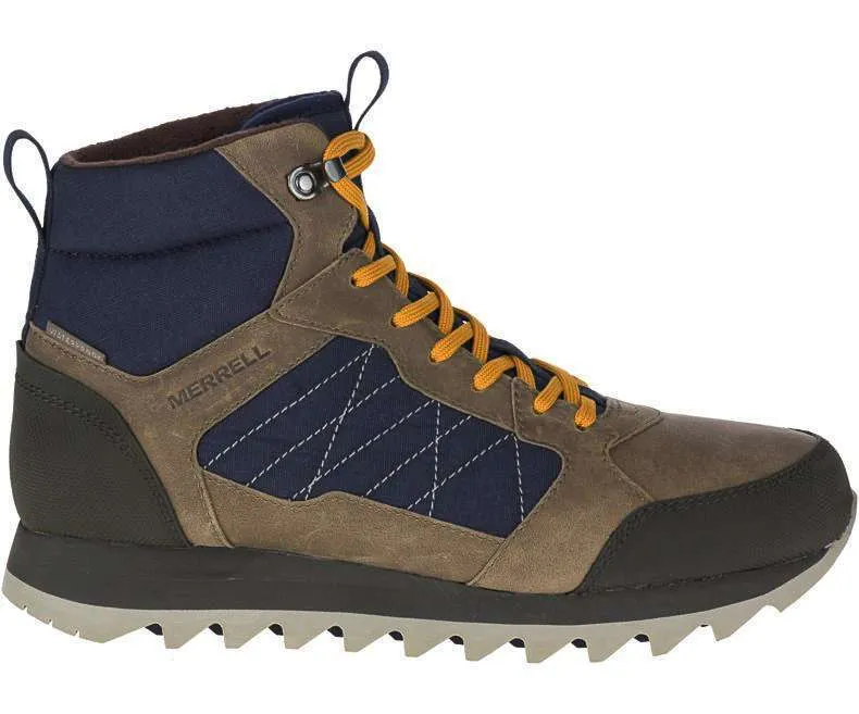 Merrell Men’s Alpine Sneaker Mid Polar Waterproof Boots – Brindle