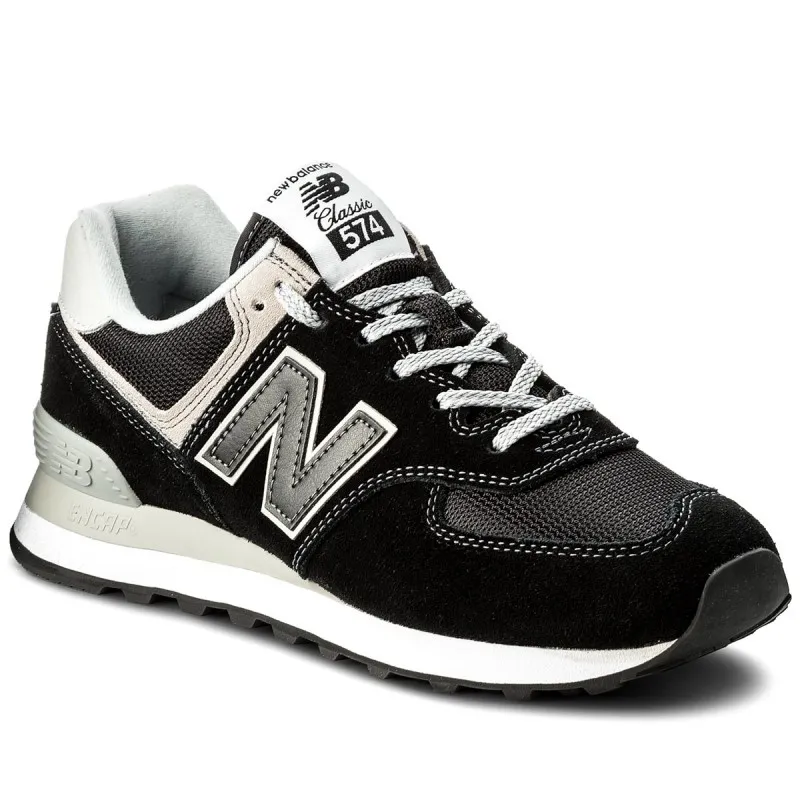 New Balance Mens ML574EGK Lifestyle Sneaker- Black