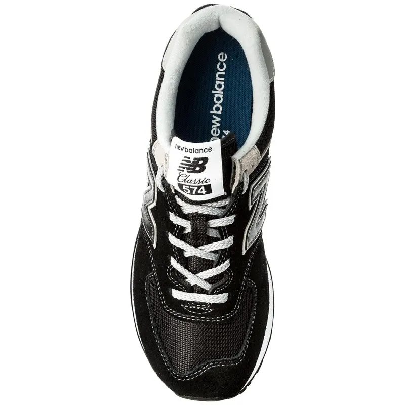 New Balance Mens ML574EGK Lifestyle Sneaker- Black