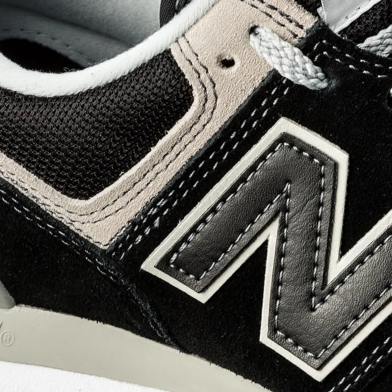 New Balance Mens ML574EGK Lifestyle Sneaker- Black