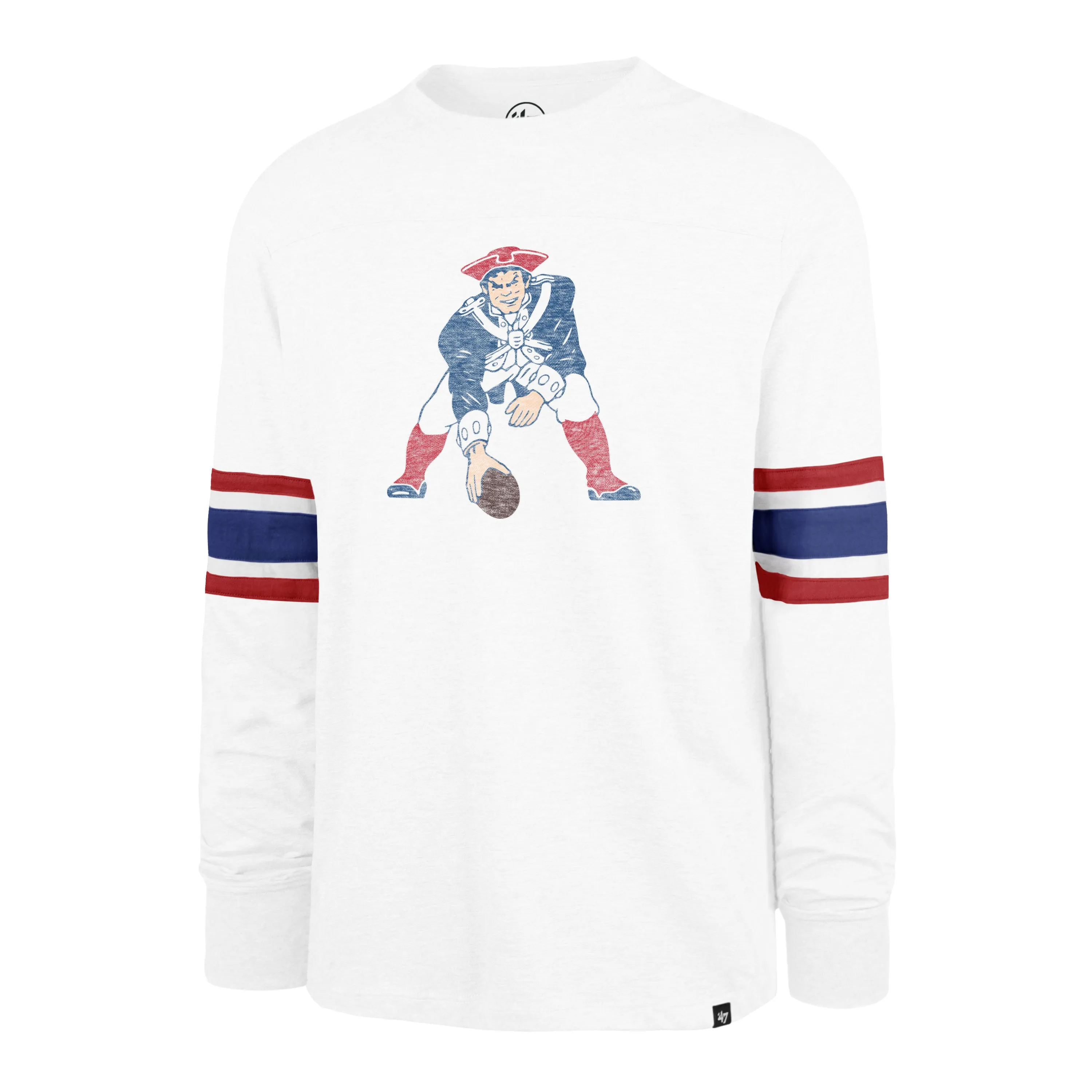 NEW ENGLAND PATRIOTS HISTORIC GRIDIRON PREMIER '47 BREX LONG SLEEVE TEE