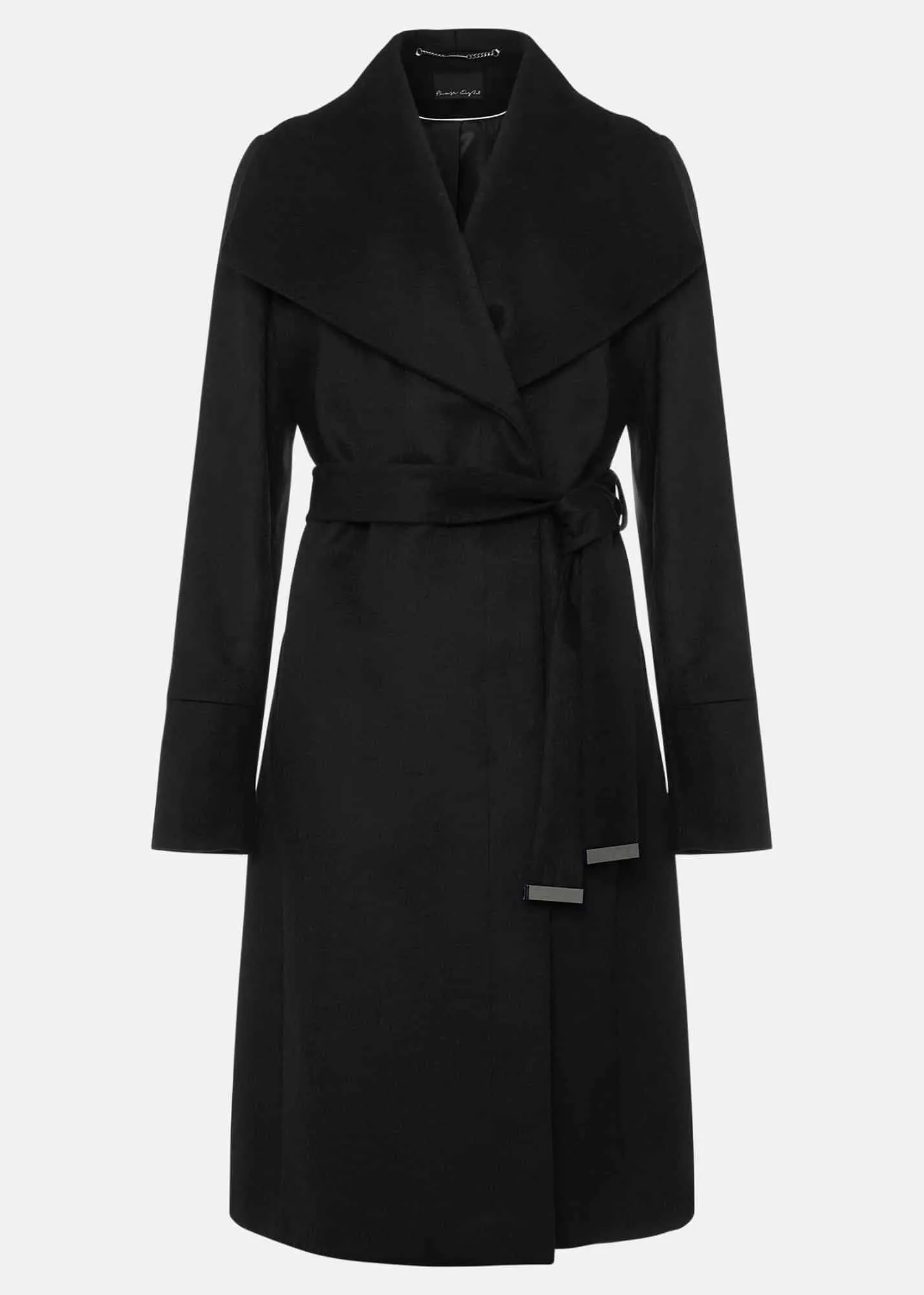 Nicci Navy Wool Smart Coat